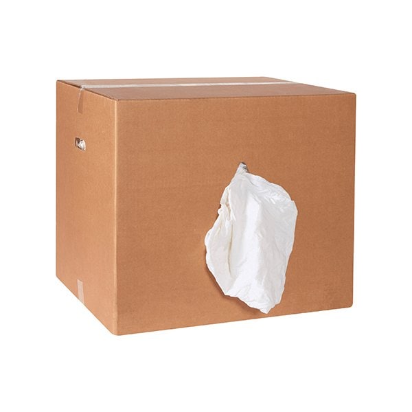 Bsc Preferred Box of Rags - Premium White T-Shirt, 440PK BUY00087397 - main